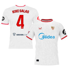 Kike Salas Camiseta 1ª blanca niño 24/25