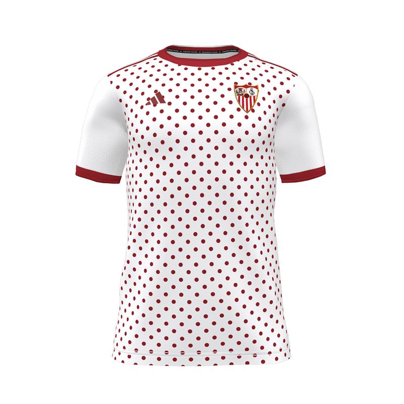 Camiseta blanca prematch niño 25/26