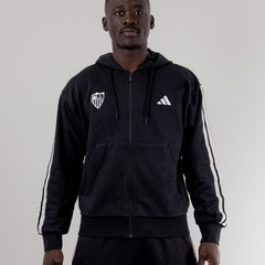 Sudadera adulto con capucha Sevilla FC 25/26 negra