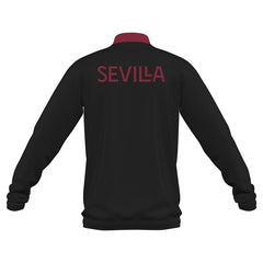 Sudadera negra prematch adulto 25/26