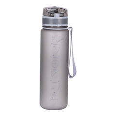 Botella deportiva gris