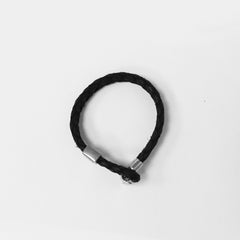 Pulsera cierre correílla negra