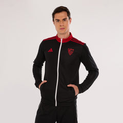 Sudadera negra prematch adulto 25/26