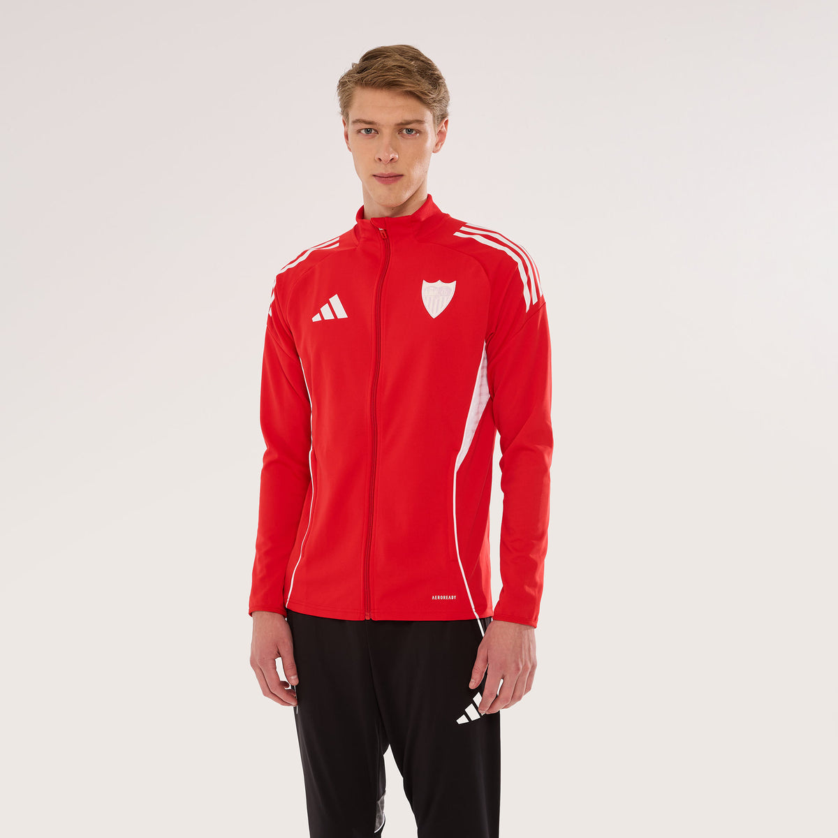 Sudadera chándal adulto Sevilla FC 25/26 roja