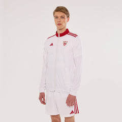 Sudadera blanca prematch adulto 25/26