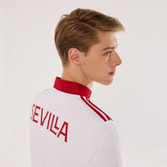 Sudadera blanca prematch adulto 25/26
