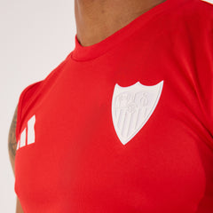 Camiseta adulto entrenamiento sin mangas Sevilla FC 25/26 roja