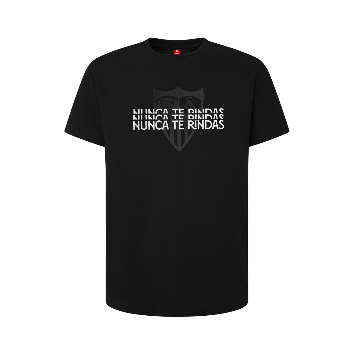 Camiseta negra Nunca Te Rindas 23/24 Adulto