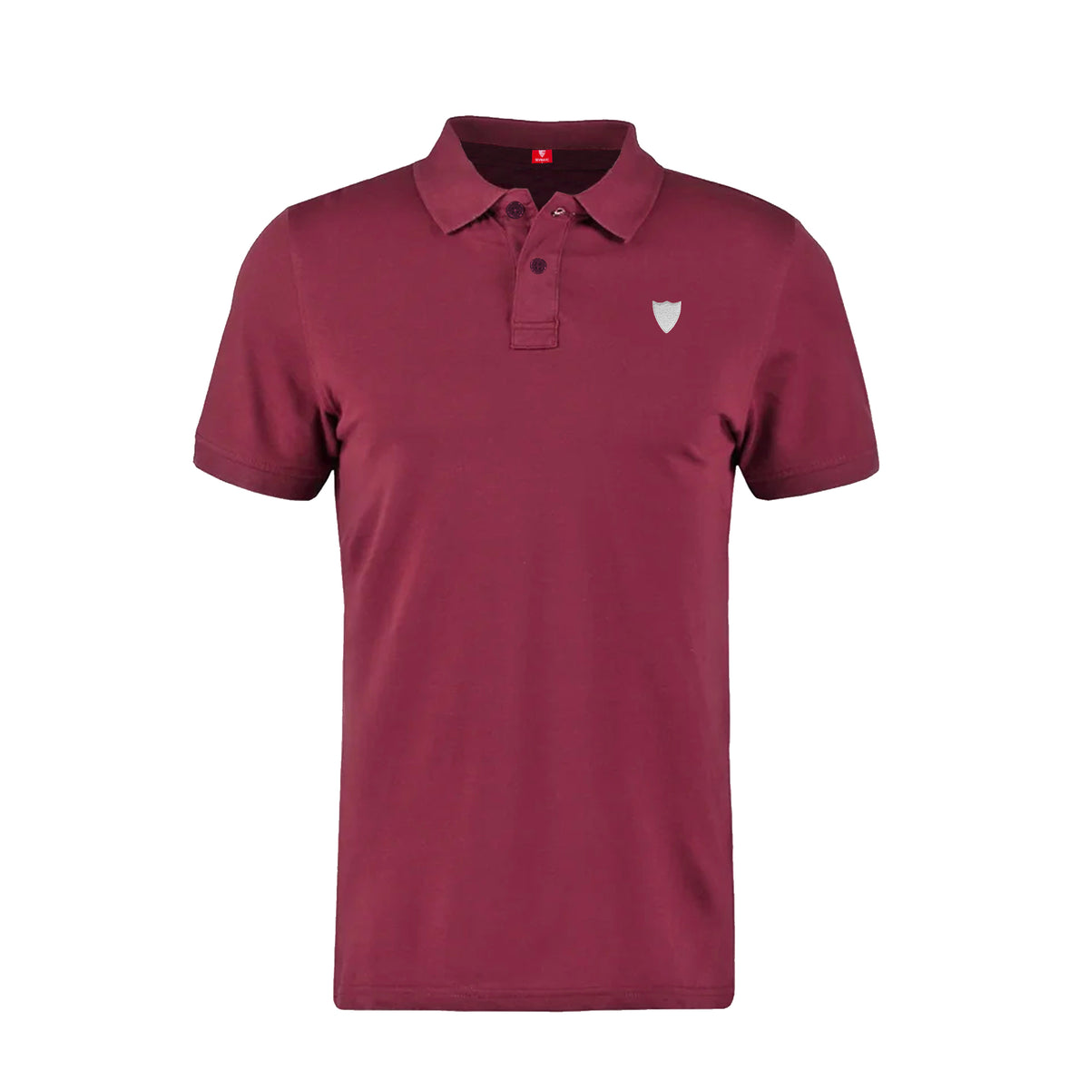 Polo Burdeos Escudo 23/24 Adulto