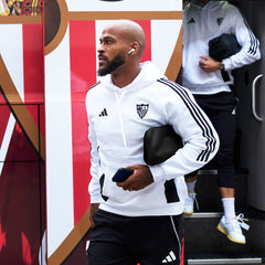 Sudadera adulto con capucha Sevilla FC 25/26 blanca