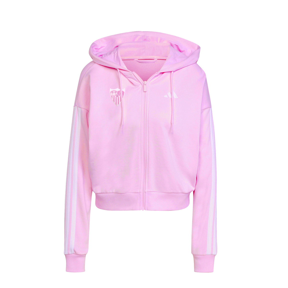Sudadera mujer con capucha Sevilla FC 25/26 rosa