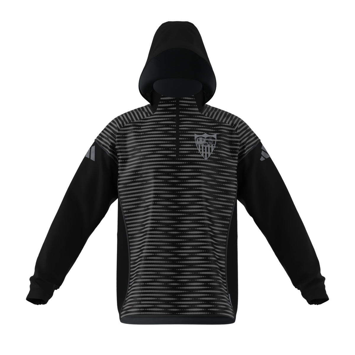 Sudadera adulto Sevilla FC 25/26 negra