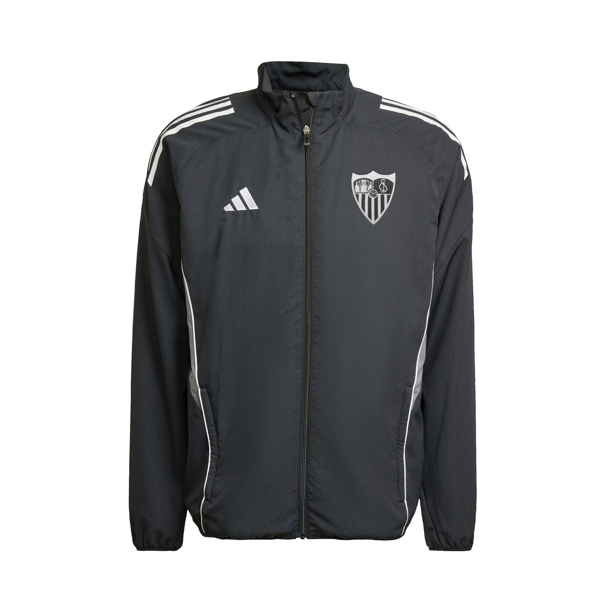 Sudadera niño paseo Sevilla FC 25/26 negra
