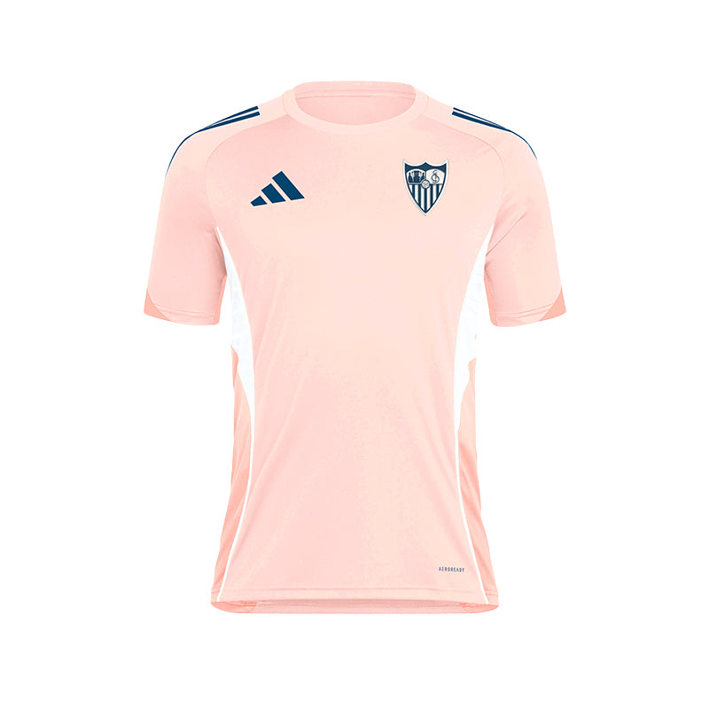 Camiseta niño entrenamiento Sevilla FC 25/26 salmón