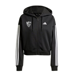 Sudadera mujer con capucha Sevilla FC 25/26 negra