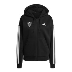 Sudadera mujer con capucha Sevilla FC 25/26 negra