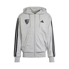 Sudadera adulto con capucha Sevilla FC 25/26 gris
