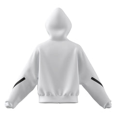 Sudadera mujer con capucha Sevilla FC 25/26 blanca