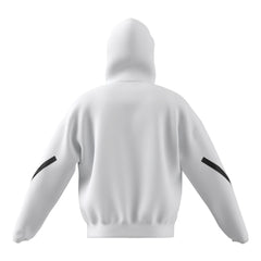 Sudadera adulto con capucha Sevilla FC 25/26 blanca