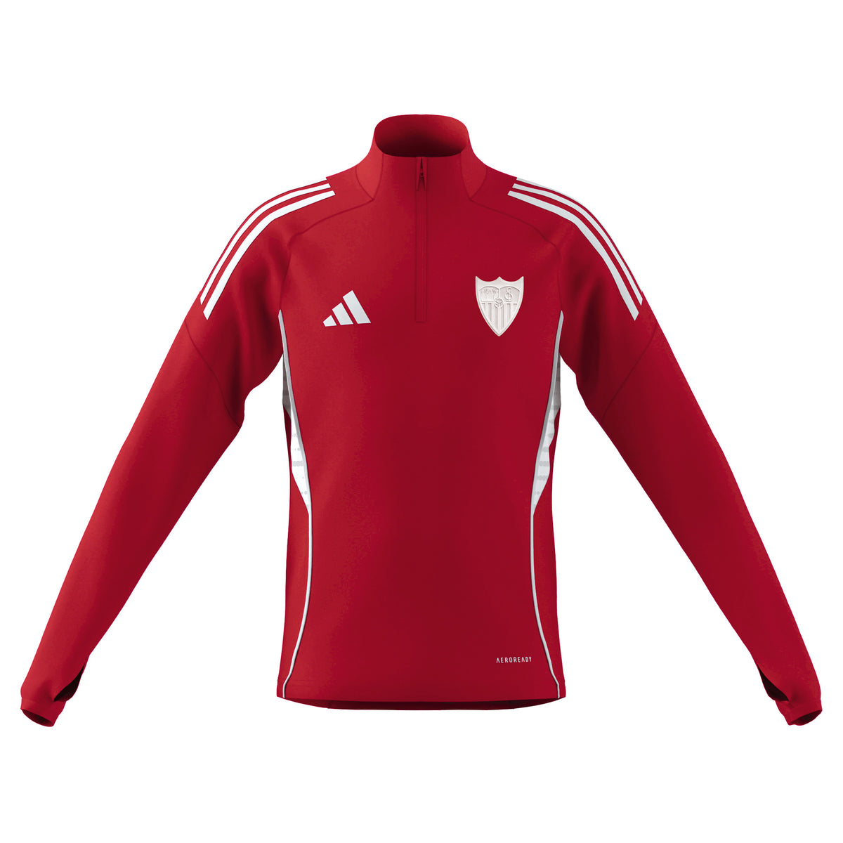 Sudadera niño entrenamiento Sevilla FC 25/26 roja