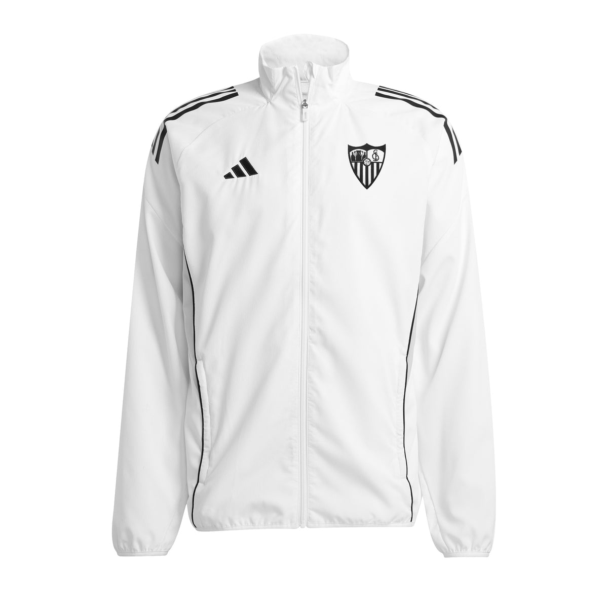 Sudadera adulto paseo Sevilla FC 25/26 blanca