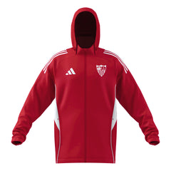 Chubasquero adulto entrenamiento Sevilla FC 25/26 rojo