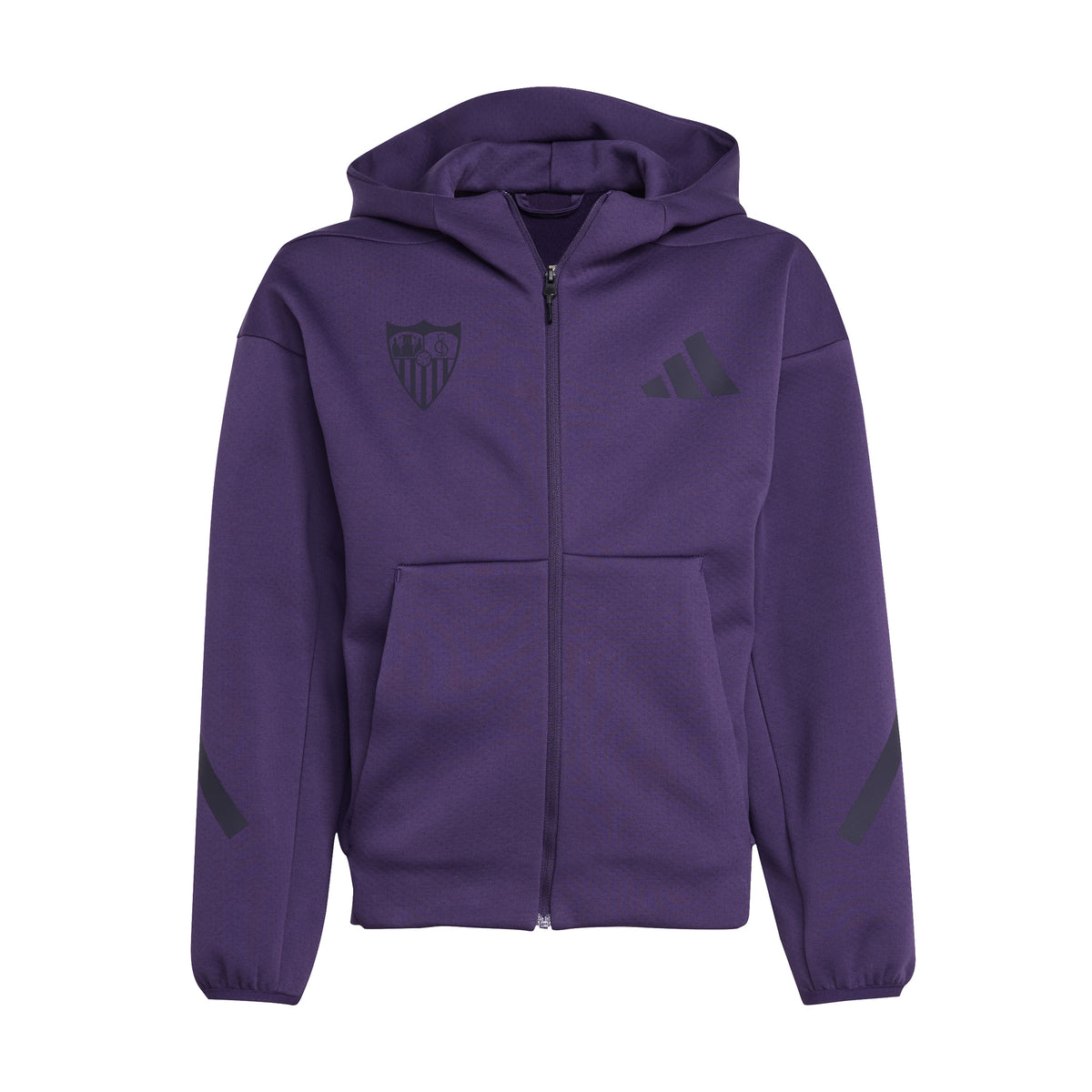 Sudadera niño con capucha Sevilla FC 25/26 morada