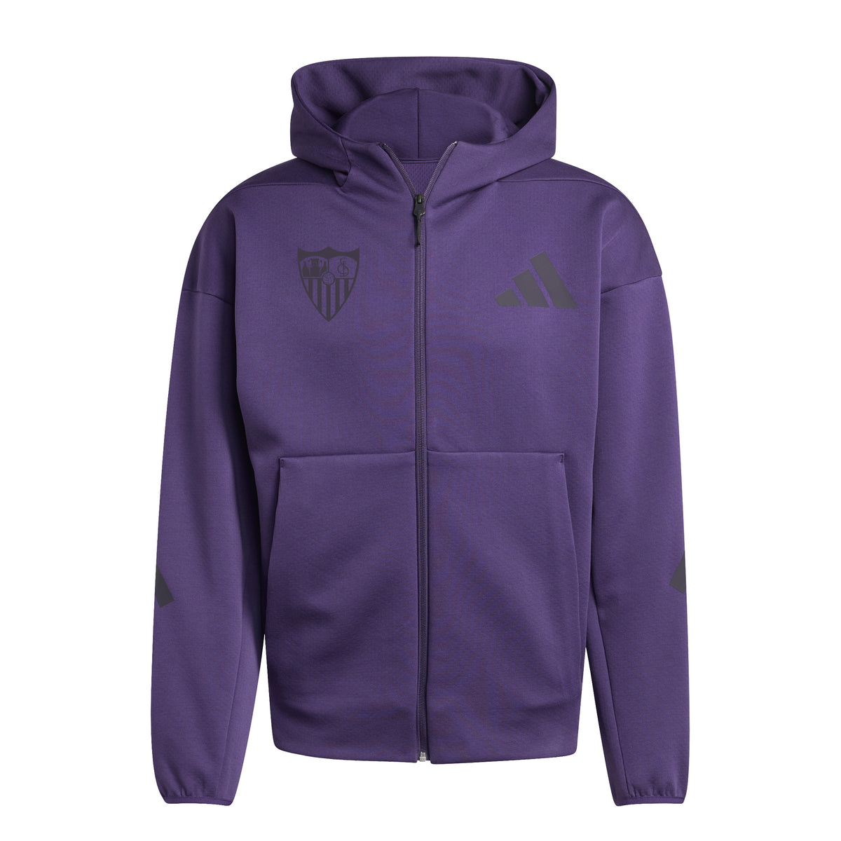 Sudadera adulto con capucha Sevilla FC 25/26 morada