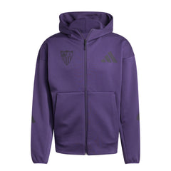 Sudadera adulto con capucha Sevilla FC 25/26 morada