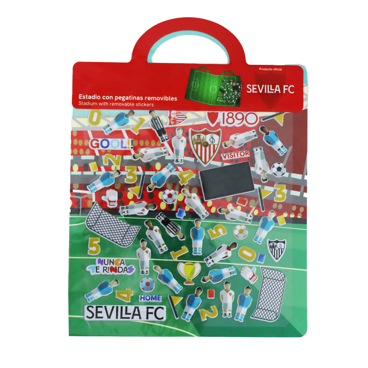 Libro de pegatinas estadio 3D