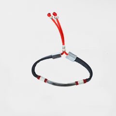 Pulsera chapa laser negra