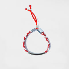 Pulsera chapa laser roja