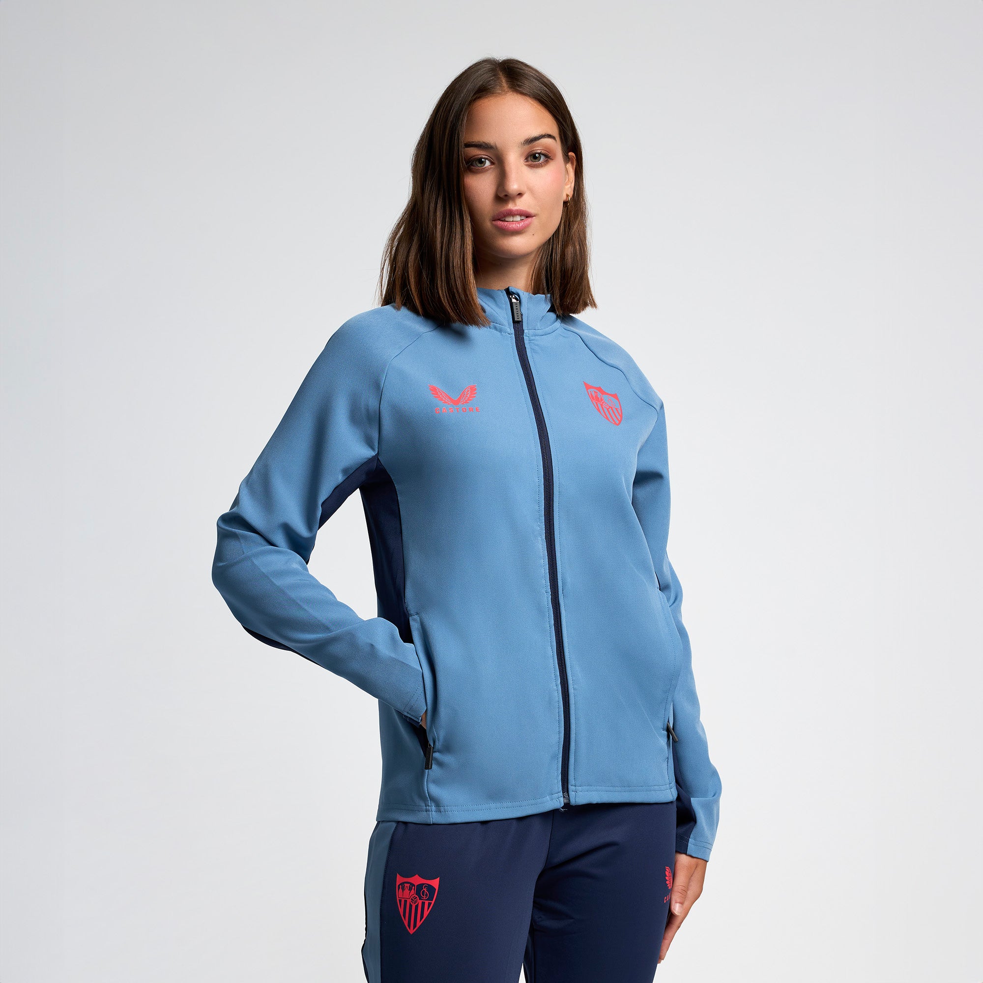 Sudadera chándal mujer 24/25 celeste