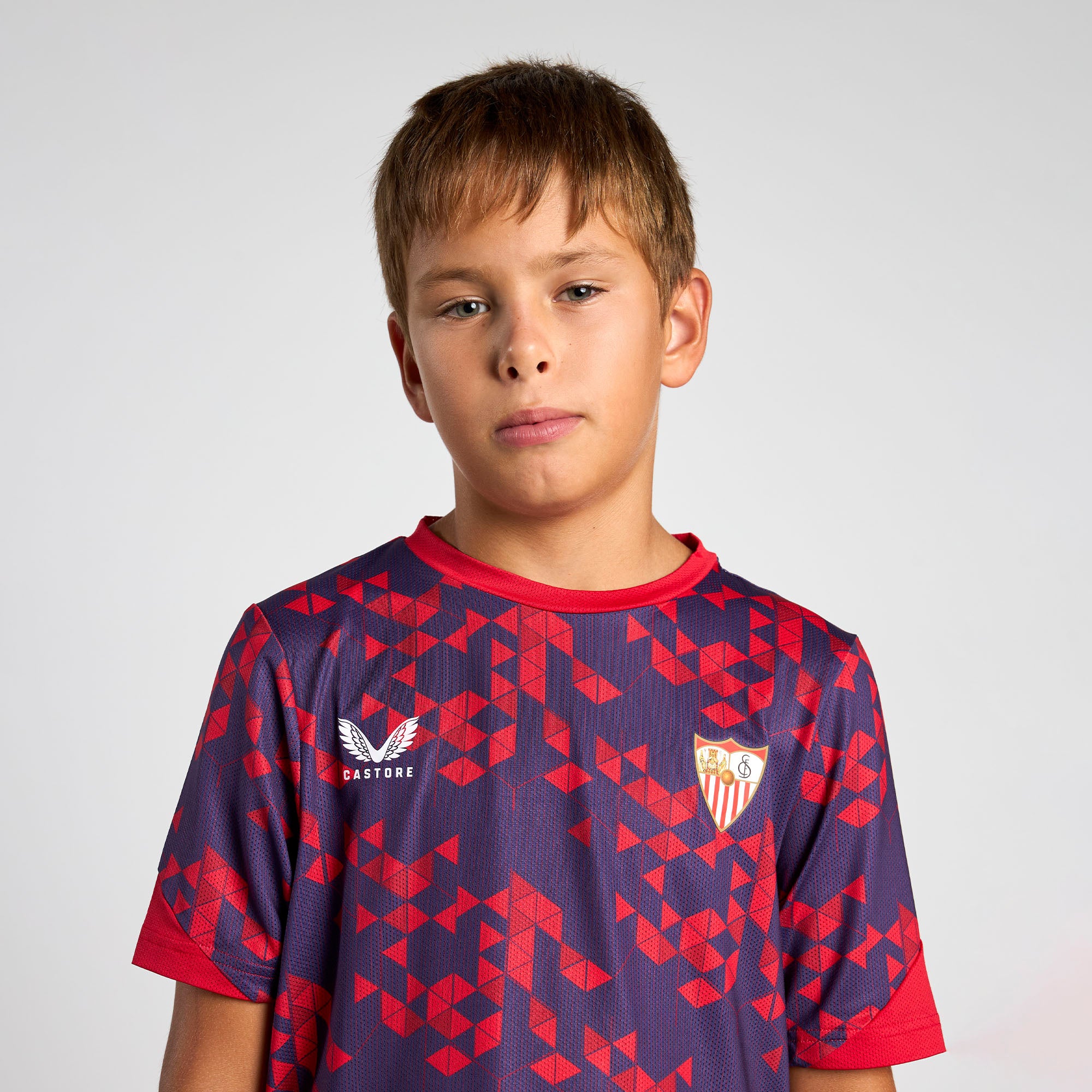 Camiseta púrpura prematch niño 24/25