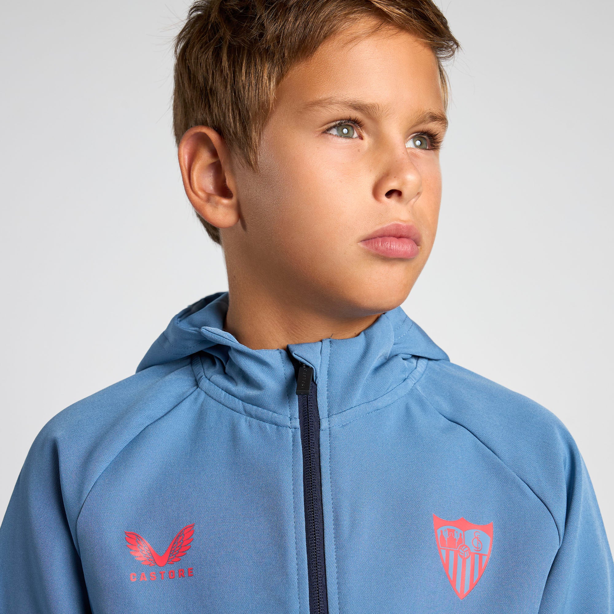 Sudadera chándal niño celeste 24/25