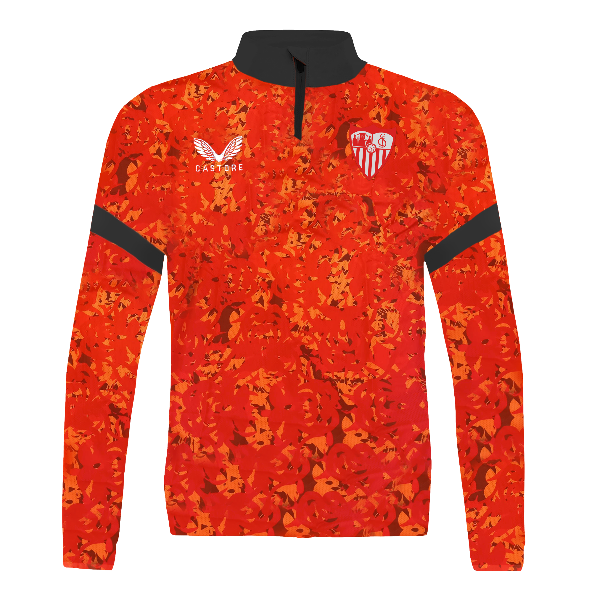 Sudadera roja prematch adulto 24/25