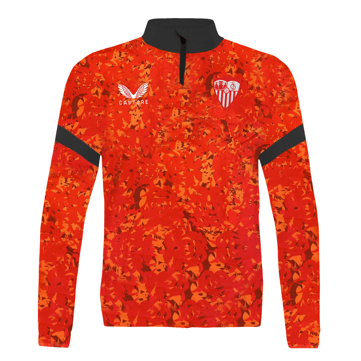 Sudadera roja prematch niño 24/25