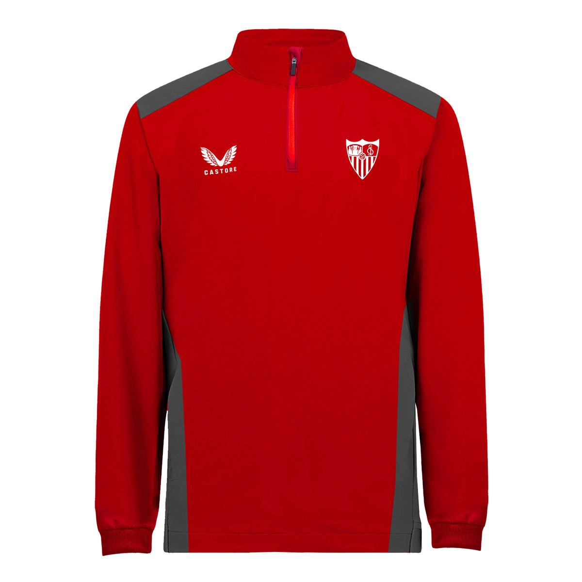 Sudadera Roja Entreno 23/24 Mujer