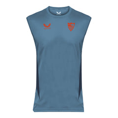 Camiseta celeste sin mangas adulto entrenamiento 24/25