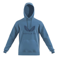 Sudadera celeste con capucha entrenamiento mujer 24/25
