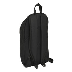 Mini Mochila negra cremallera