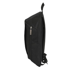 Mini Mochila negra cremallera